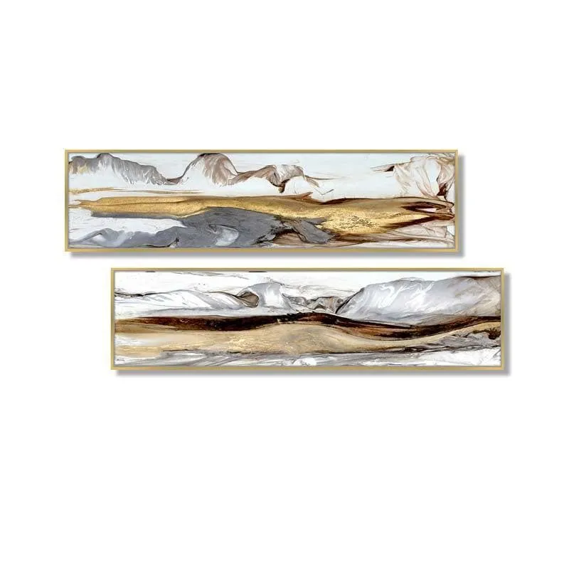 Regions To Explore Canvas Wall Art - Set Of Two media 4