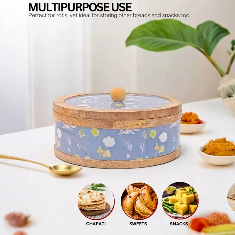 Rasva III Wood Roti Box - Blue media 3