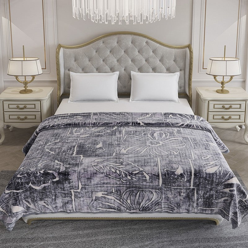 Monte Carlo Silver Whisper Blanket - 928 GSM