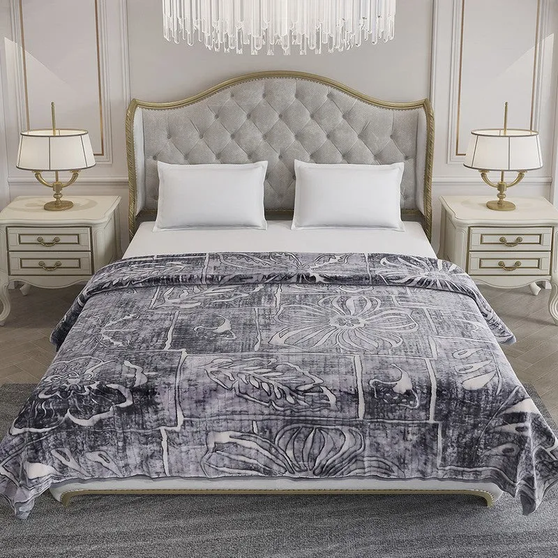 Monte Carlo Silver Whisper Blanket - 928 GSM media 1