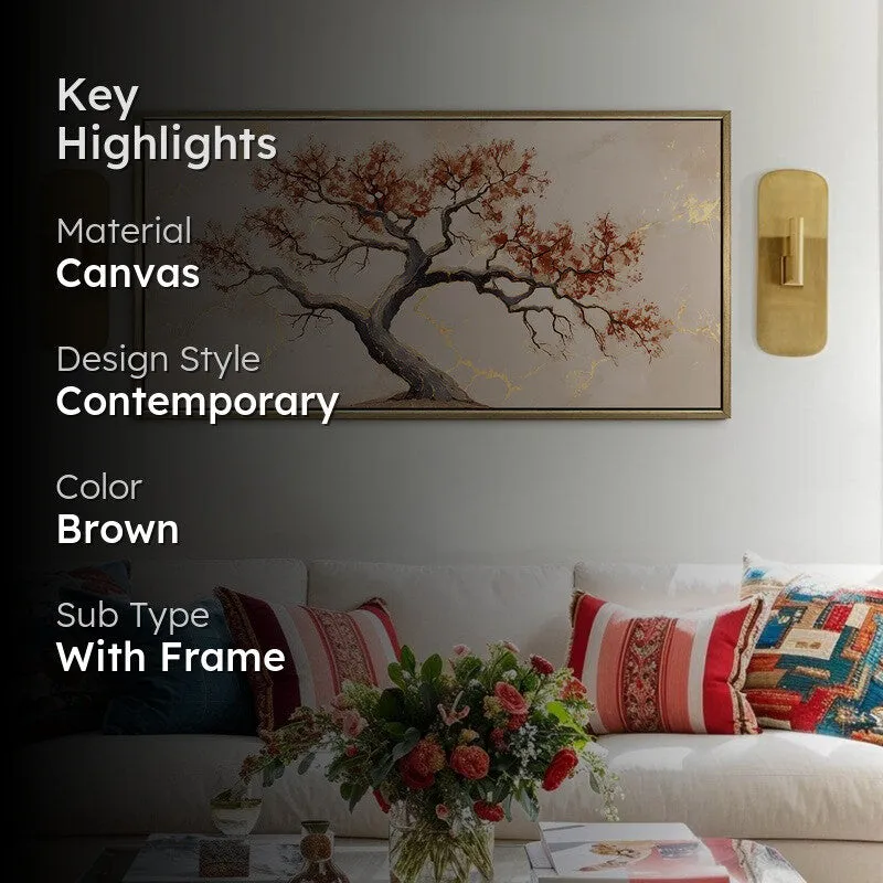 Rustic Leaf Canvas Wall Art media 2