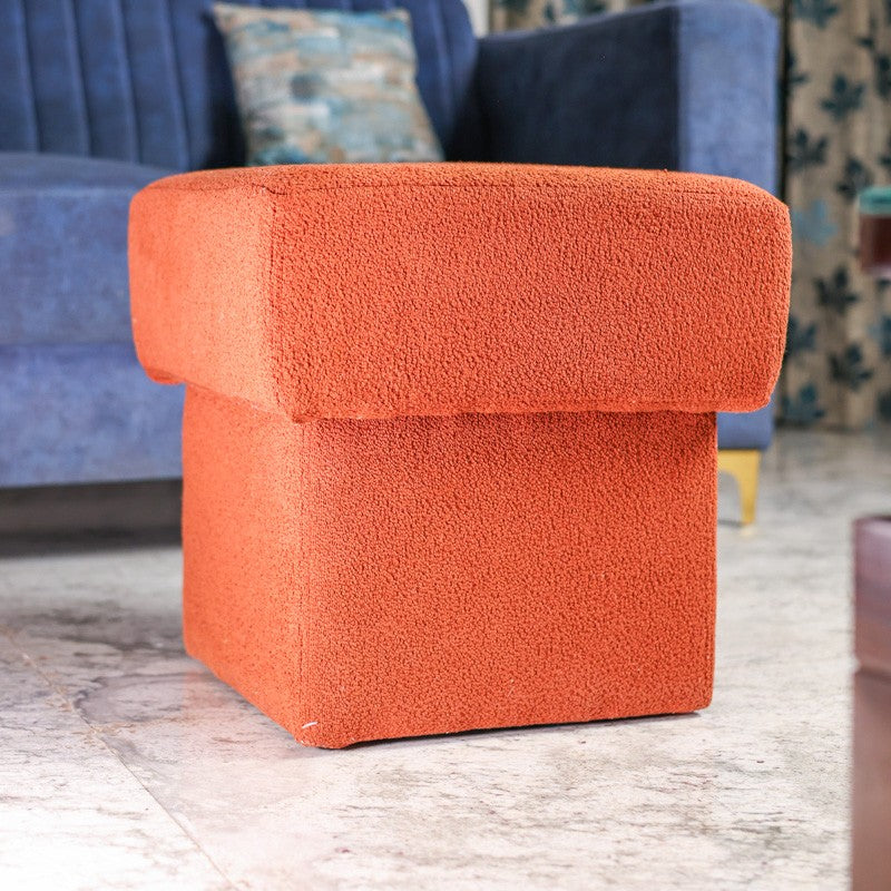 PlushPod Ottoman  Red media 4