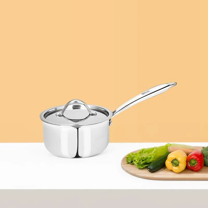 Soqo Induction Safe Saucepan With Lid - 1500 ML / 6 Inches media 1