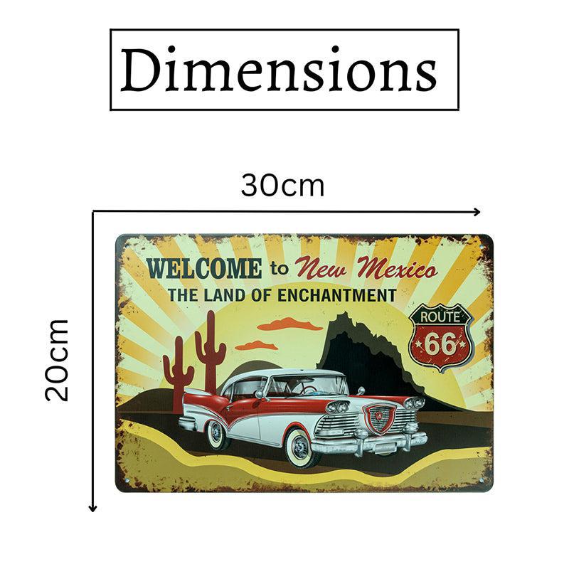 The Land Of Enchantment: New Mexico Retro Metal Wall Accent media 7