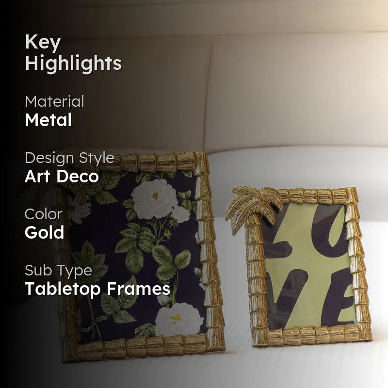 Palmetta Metal Photo Frame - Set Of Two media 2
