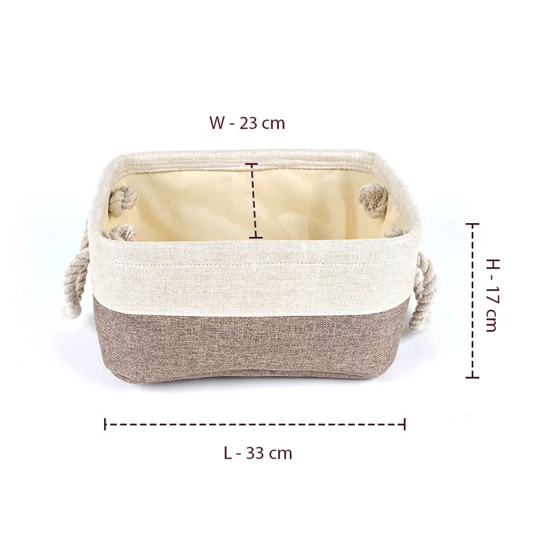 Mono Bask Fabric Storage Basket - Set Of Three media 7