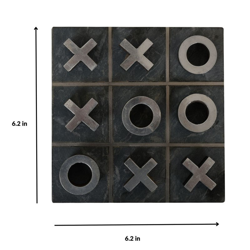Xogrid Tic-Tac-Toe Marble Showpiece - Black media 6