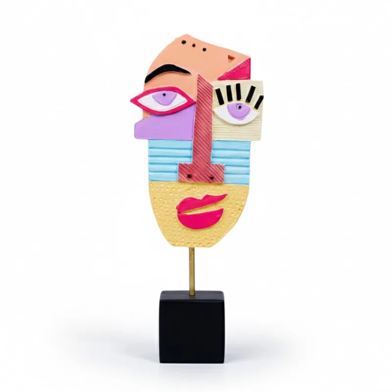Lines & Silence Art Figure Showpieces - Multicolor media 3