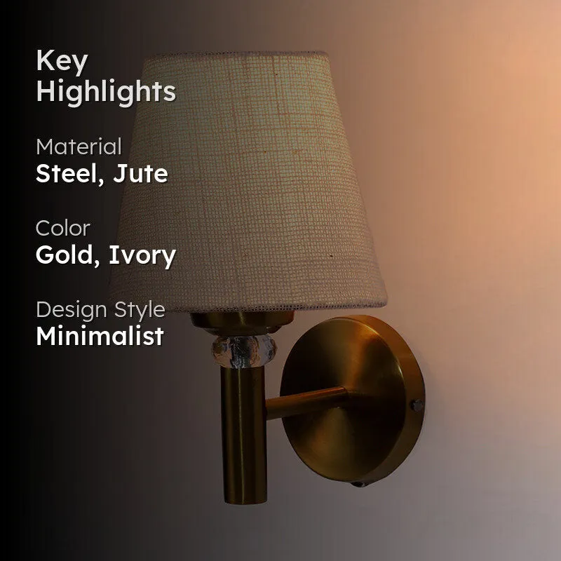 Aquilla Jute Wall Lamp - Ivory media 2