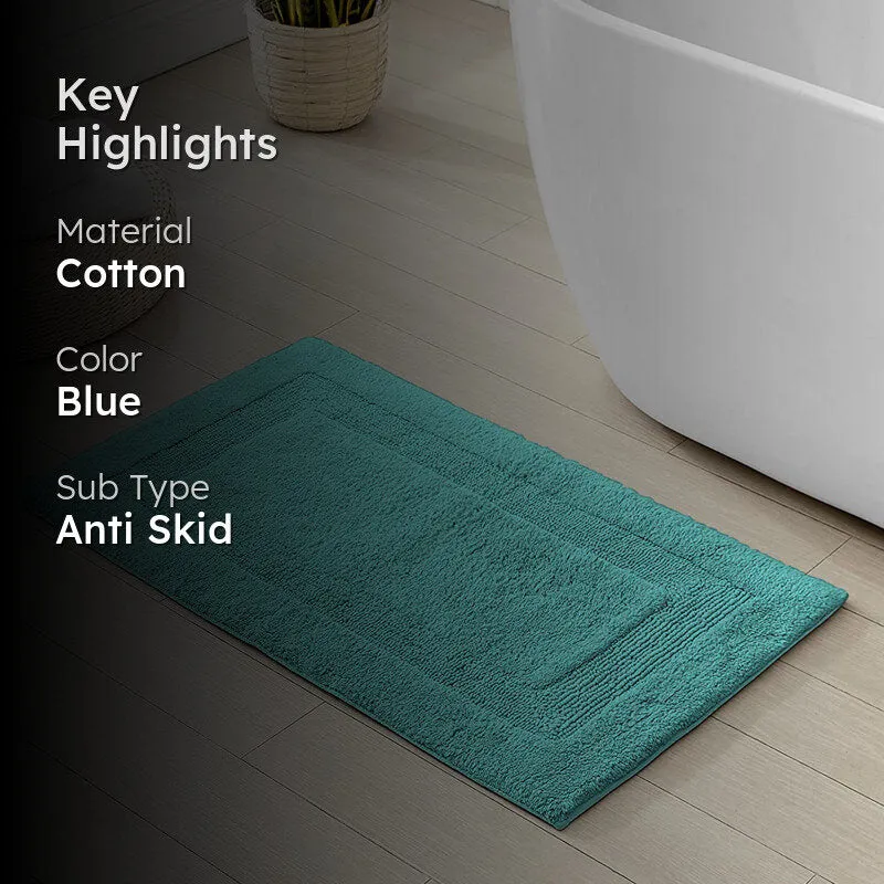 Paris Luxe Reversible Bath Mat - Aqua media 2