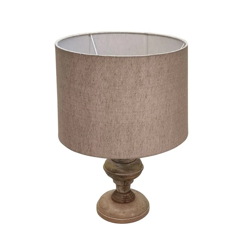 MonoAura Wooden Table Lamp - Beige media 8