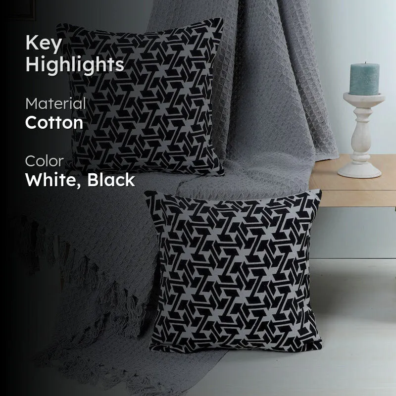 Krios Cotton Throw & Cushion - Three Piece Set media 2