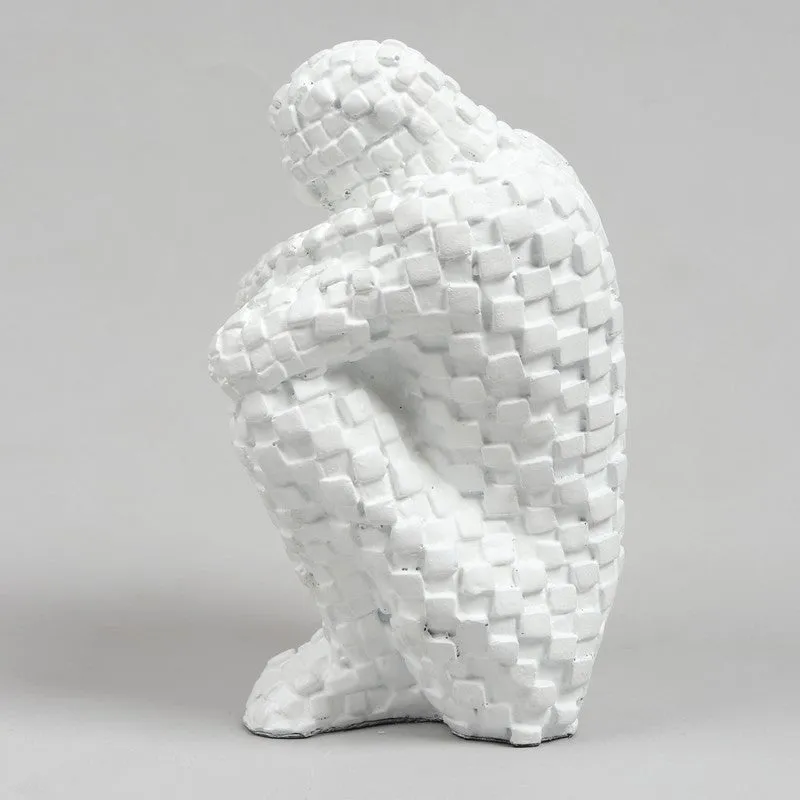 Secluded Thinker Showpiece - White media 5