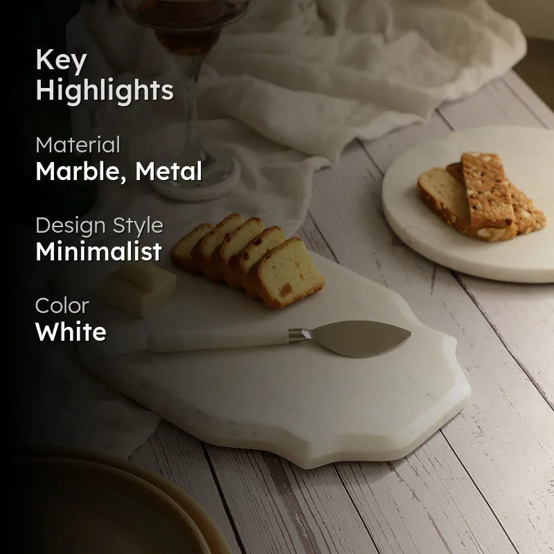 Bergamo Marble Platter - Two Piece Set media 2