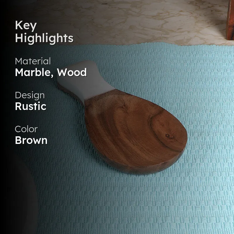 Silva Luxe Marble & Wood Spoon Rest media 2