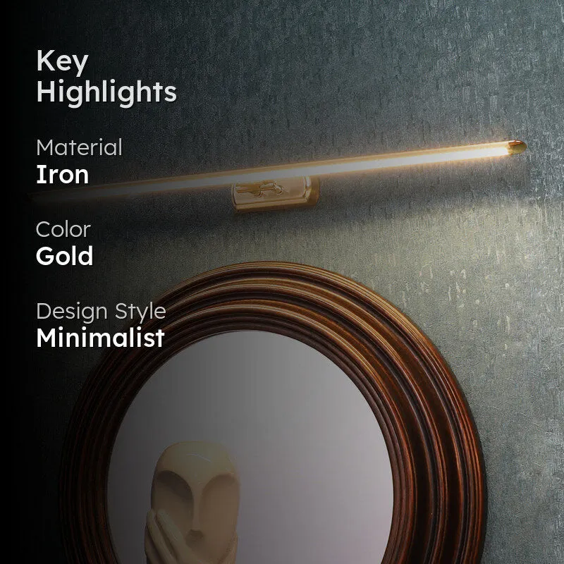 Koila Iron Wall Lamp - Gold media 2