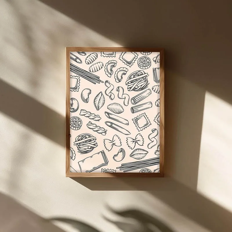 CulinaryDoodle Archival Canvas Wall Art - Brown media 3