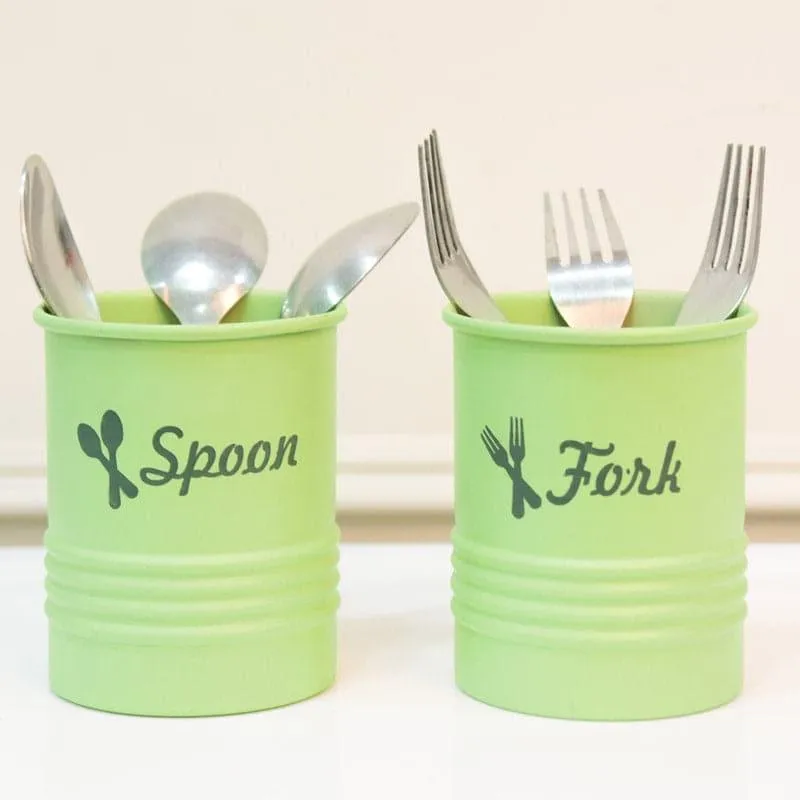 Ferrous Fun Cutlery Holder (Green) - Set Of Two media 1