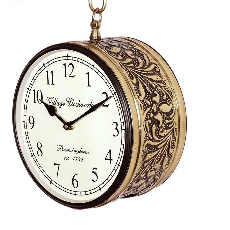 Blooming Hours Wood Wall Clock media 5