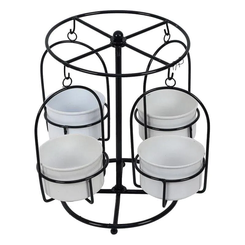 Merry Go Round Planter - White media 4