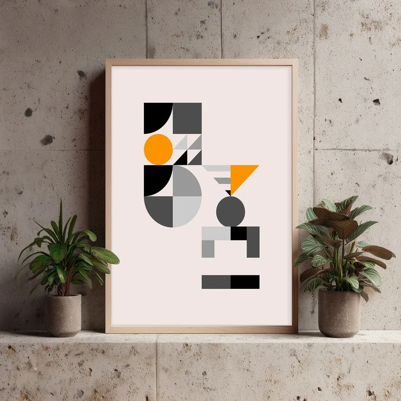 Sublime Patterns Archival Canvas Wall Art - Natural Brown Frame media 4