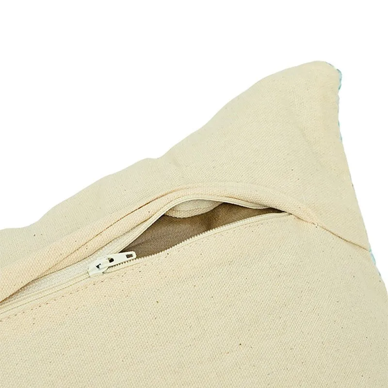 BlossomTrail Cushion Cover - Teal media 5