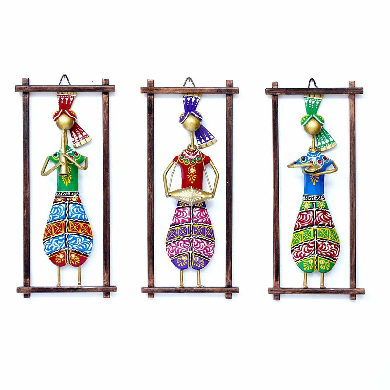 Ethnik Forms Iron Wall Accent - Set Of Three media 3