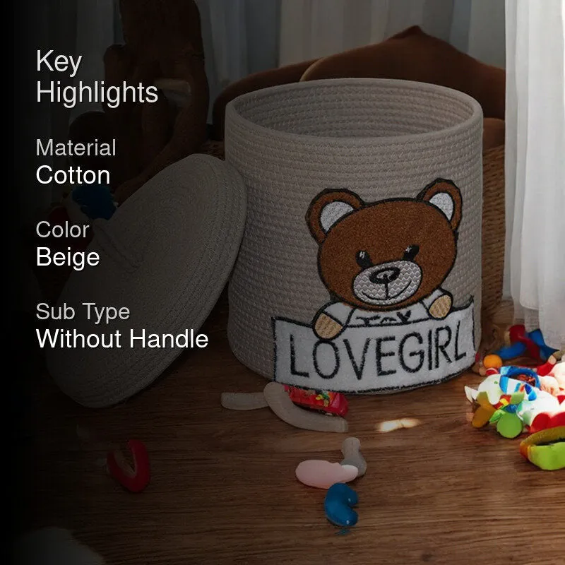 Teddytote Cotton Storage Basket media 2