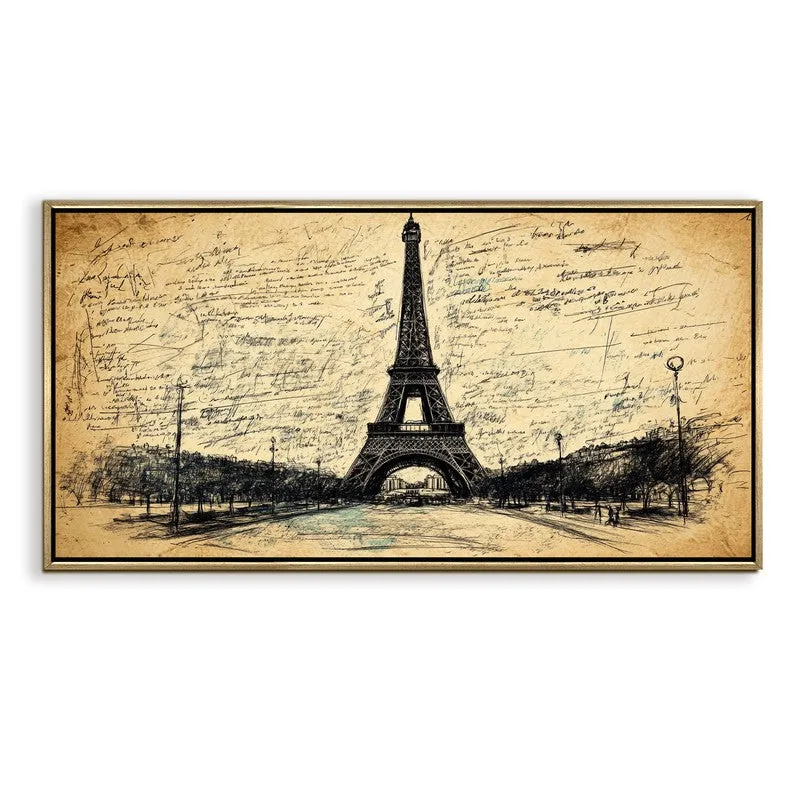 Sonnet Canvas Wall Painting With Frame media 3