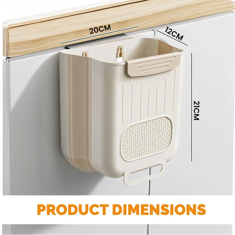 Rioware Space Save Dustbin - Beige media 8
