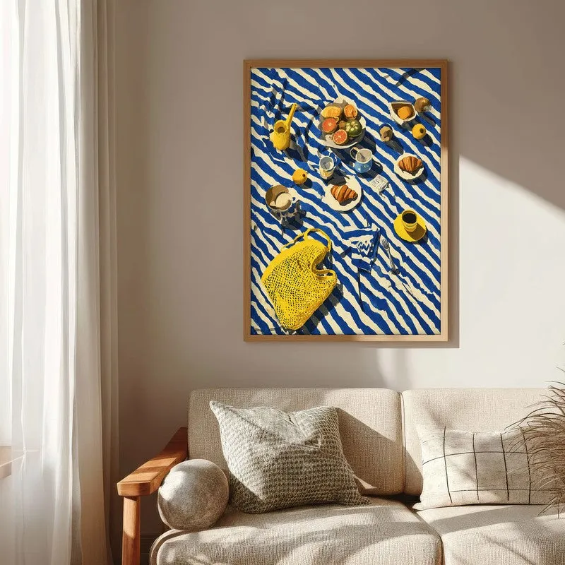 Bistrova Canvas Wall Painting With Brown Frame media 7