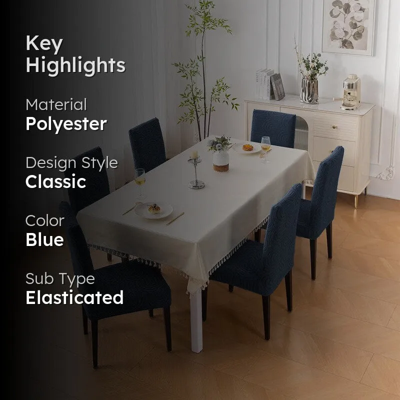 Nexo Neat Chair Cover (Blue) - Set Of Six media 2