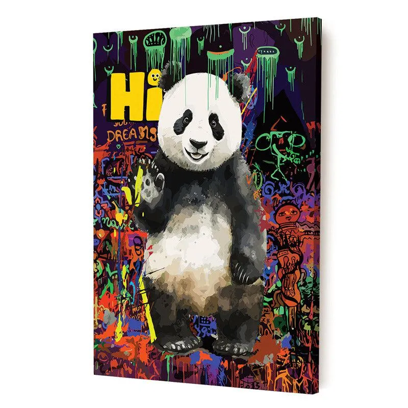 Hi Panda Wall Art media 3