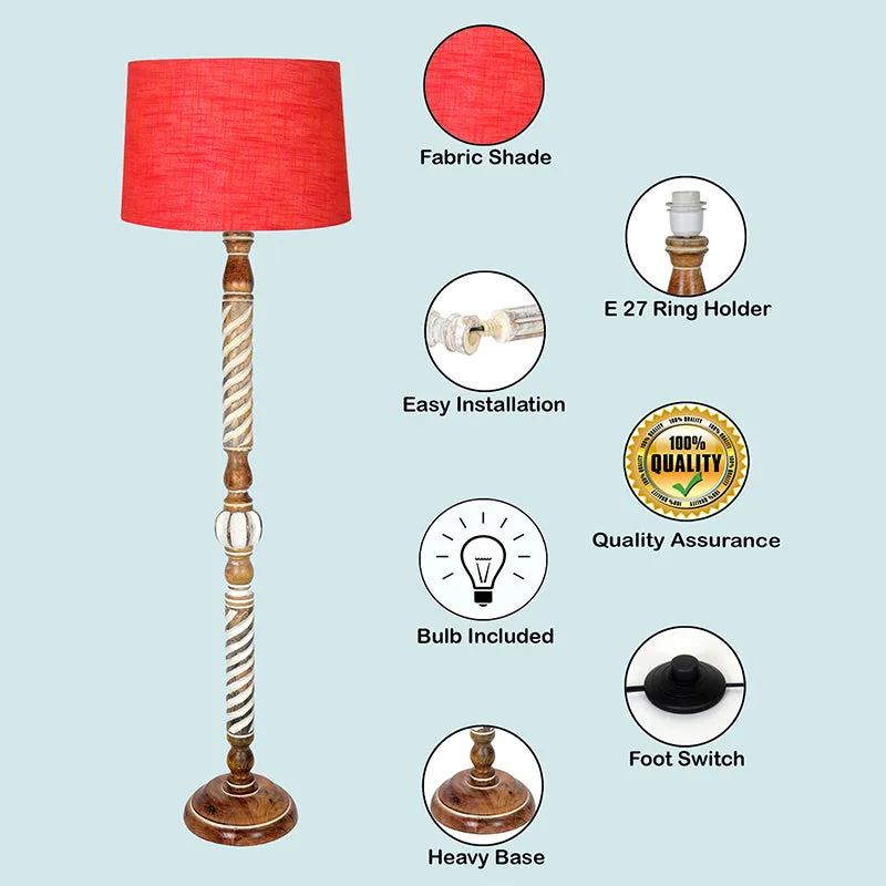 Elfin Carve Floor Lamp - Red media 4