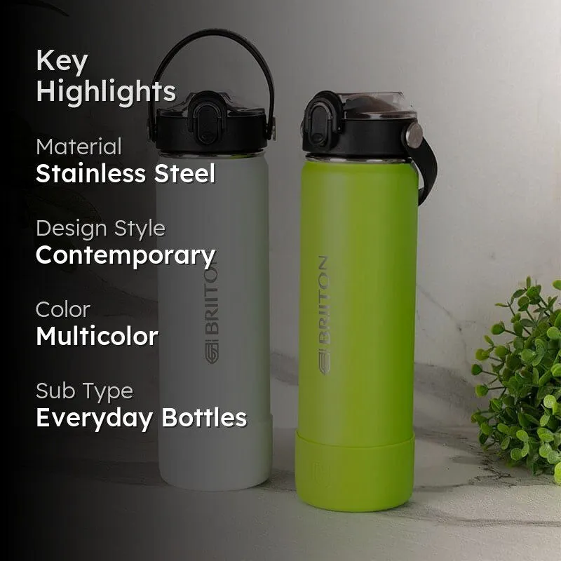 Dream Drip Bottle (White & Green, 750 mL Each) - Set Of Two media 2