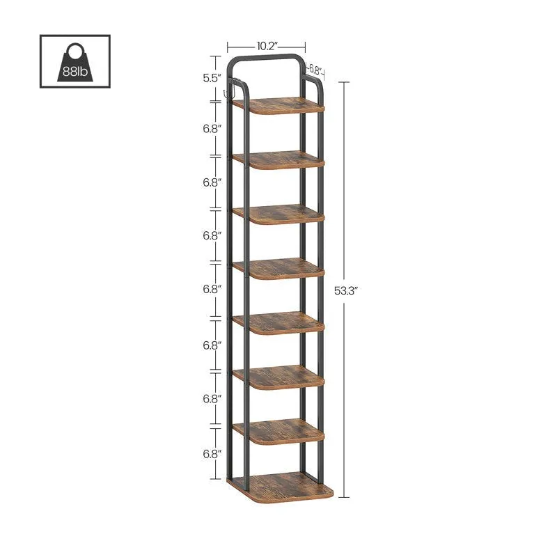 Refined Metal Shoe Rack - Black media 5