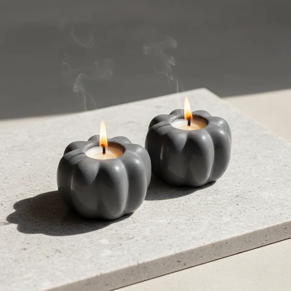 Pumpkin Crust Coffee Scented Candle - Set Of Two media 1