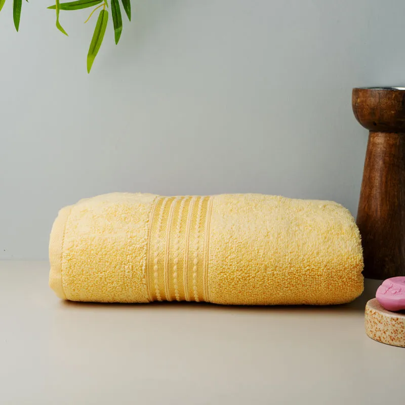Micro Cotton LuxeDry Soothe Bath Towel - Yellow media 3