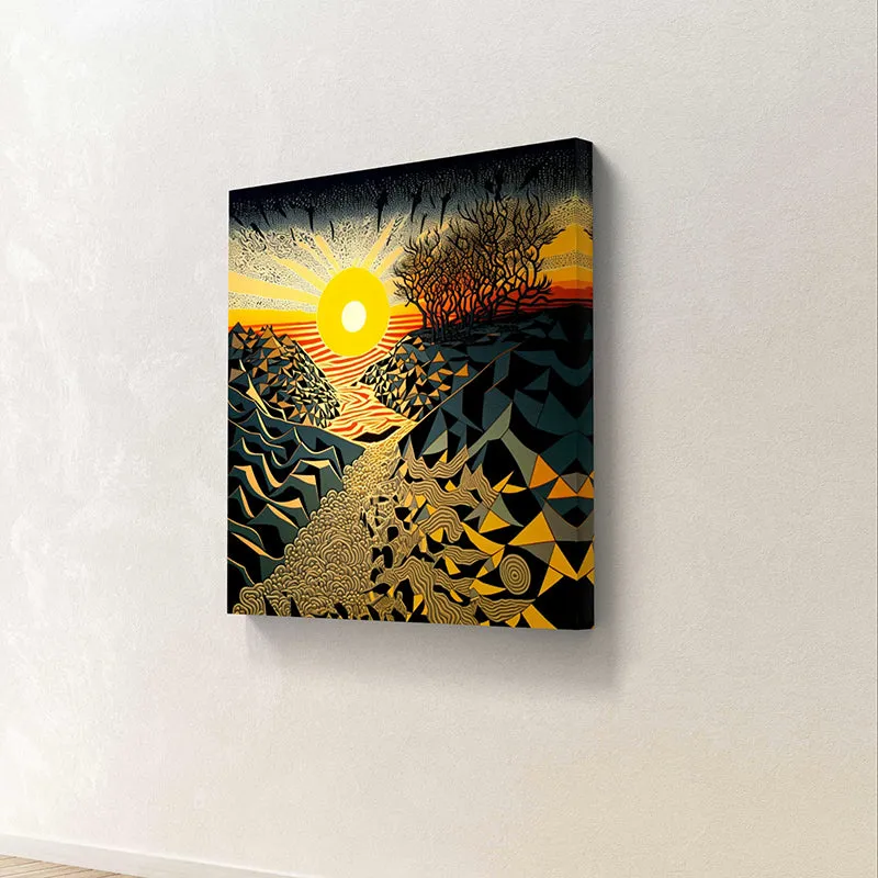 Sunlit Walkways Wall Painting media 4