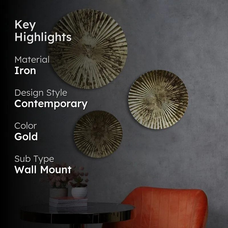 Frilla Iron Wall Accent - Set Of Three media 2