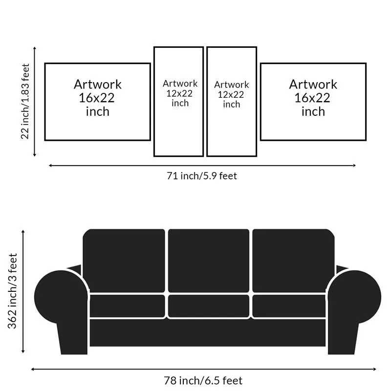 City Paradise Wall Art - Set Of Four media 5