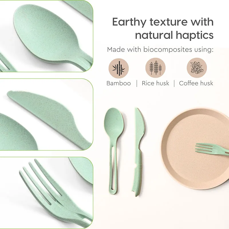 Eco - Tensils Cutlery Set -  Twelve Piece Set media 7