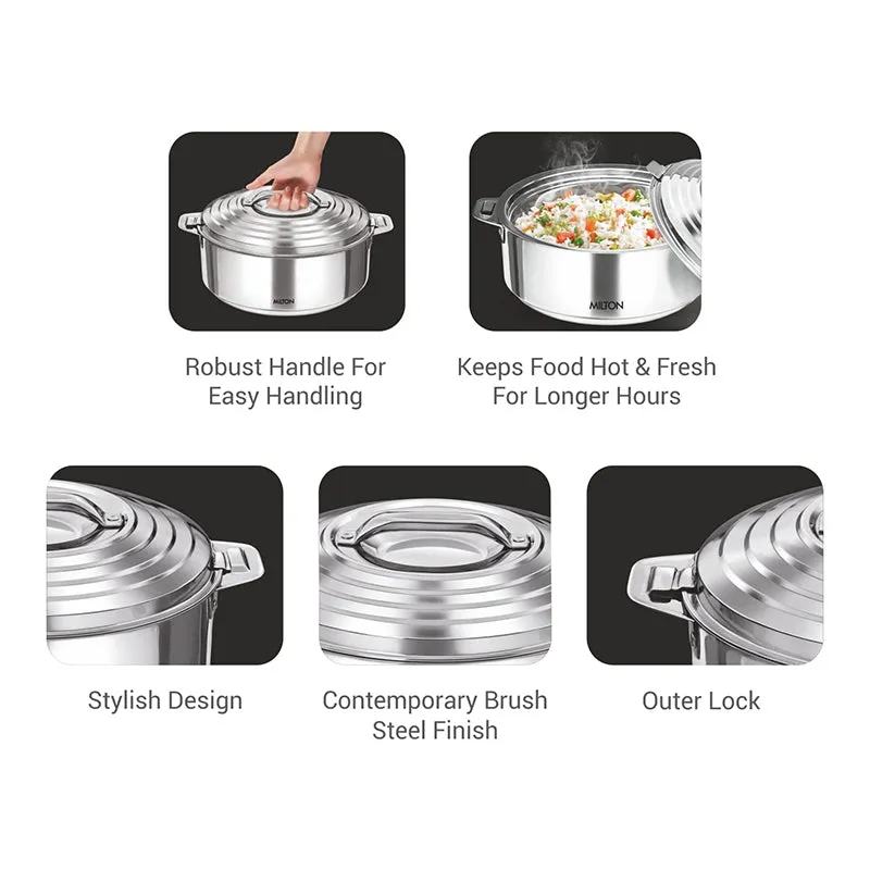 Milton Braise Stainless Stee Double-Walled Casserole - 2.5 L media 4