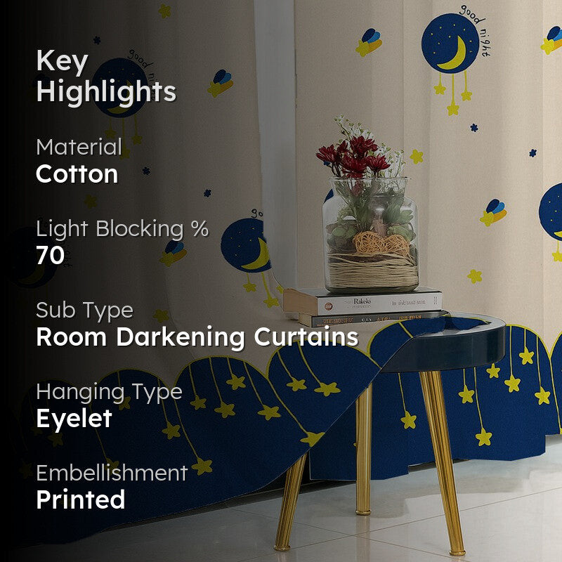 Cotton Curtains - Set Of Two media 2