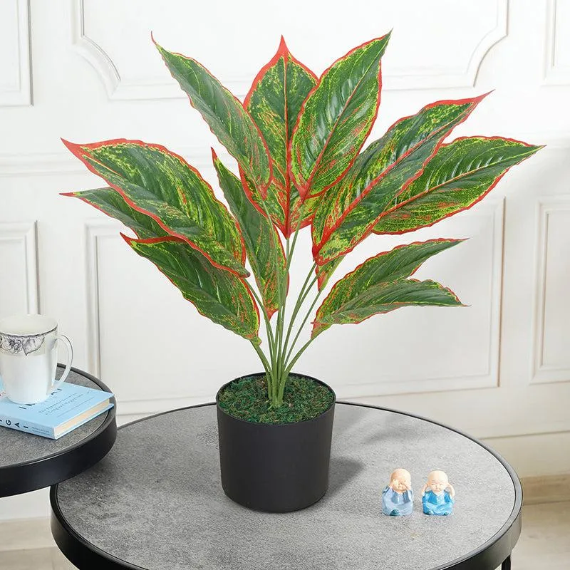 Lush Legacy Artificial Plant With Black Plastic Pot media 2