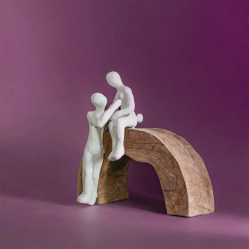 Love is Love Wooden Decorative Showpiece media 4