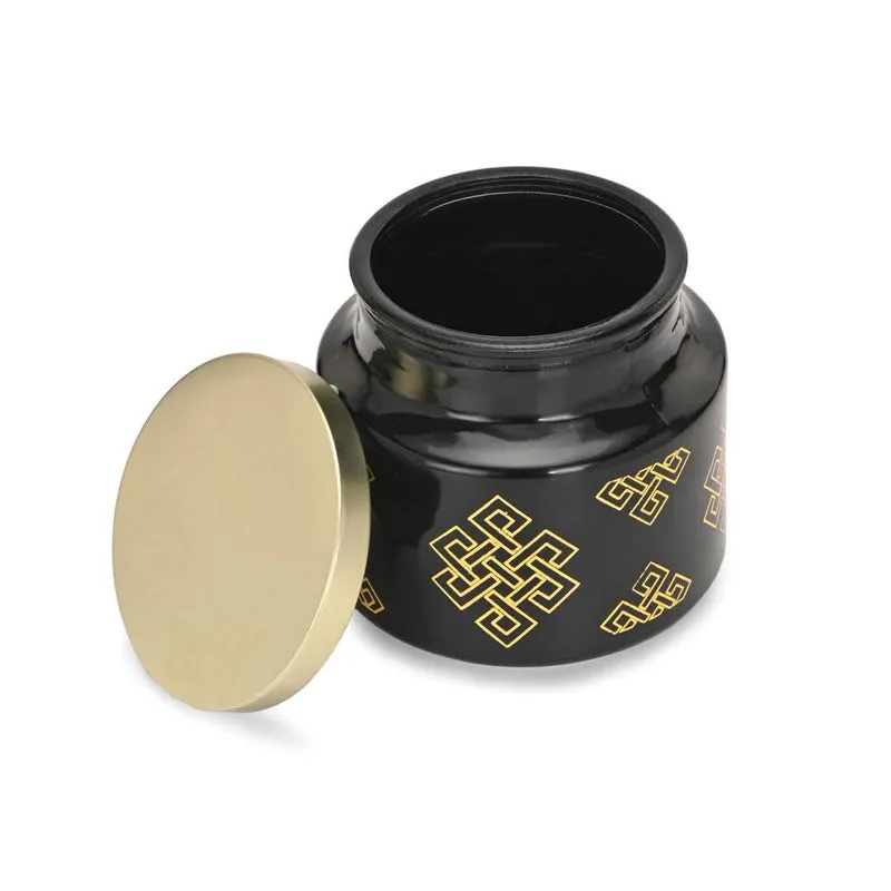 Rangoli Seal Airtight Jar (Black) - 550 mL media 3