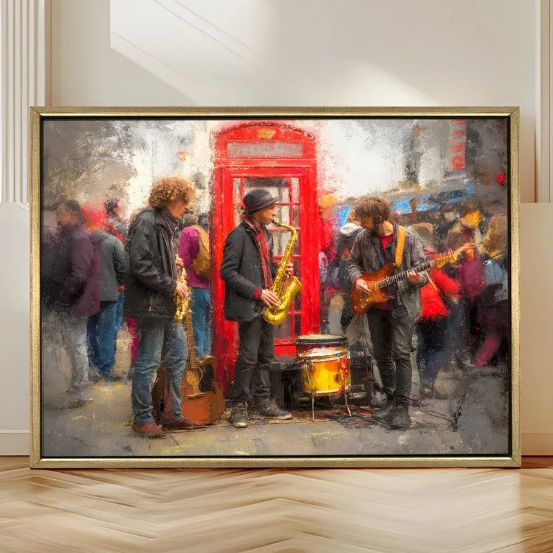 City Beat Canvas Wall Painting With Frame media 4