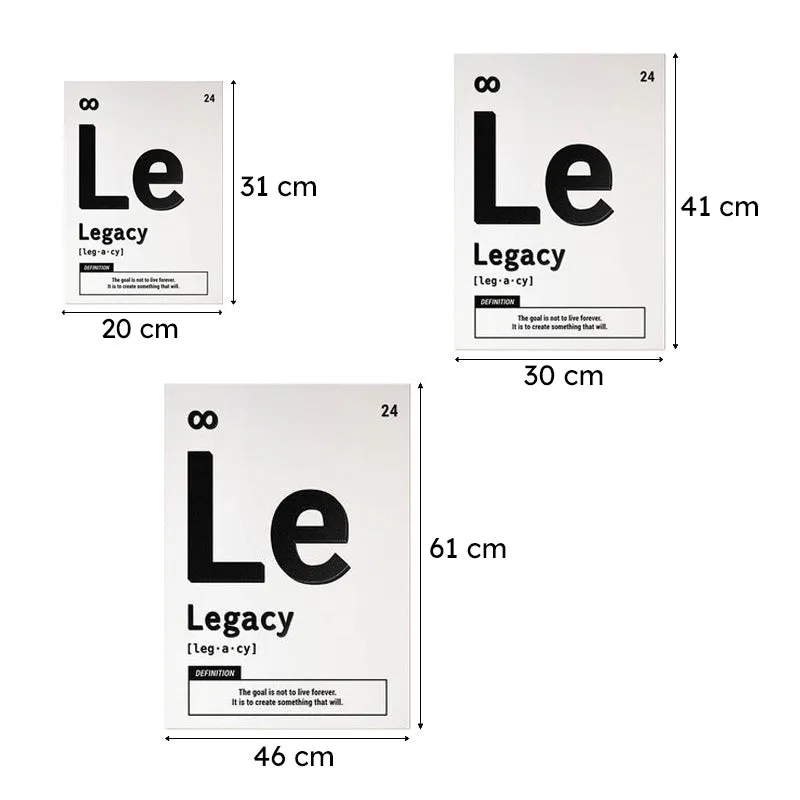 Minimalist Legacy Wall Poster media 10