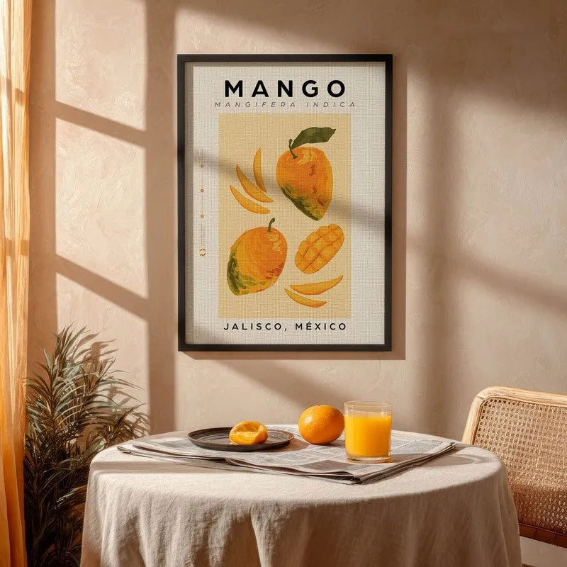MangoFarm Archival Canvas Wall Art - Black media 4